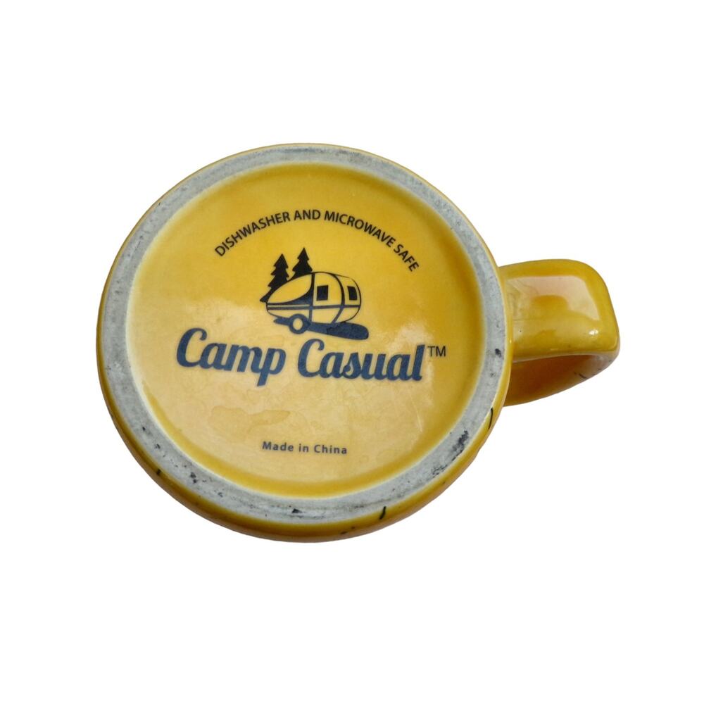Camp Casual Coffee Tea Mug Heavyweight Camping Traveling RVing Theme - Picture 3 of 4
